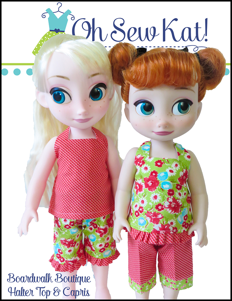 Sew doll clothes for your 16 inch animators princess dolls with easy PDF sewing patterns by Oh Sew Kat!