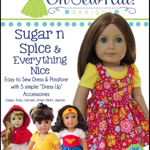 Sewing Patterns for dolls by Oh Sew Kat 18 inch animators welliewishers