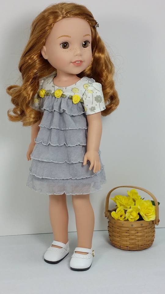 Bloomer Buddies Easy sewing pattern for WellieWishers dolls