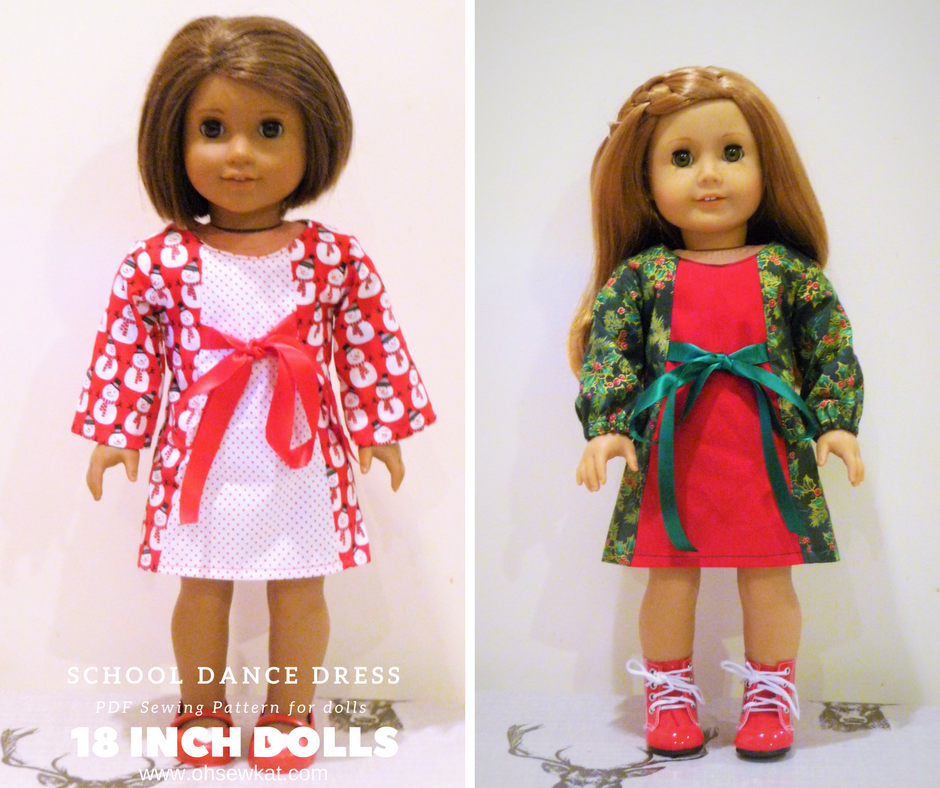 Holiday Doll Dresses