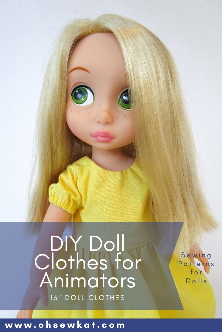 disney animator doll clothes pattern free