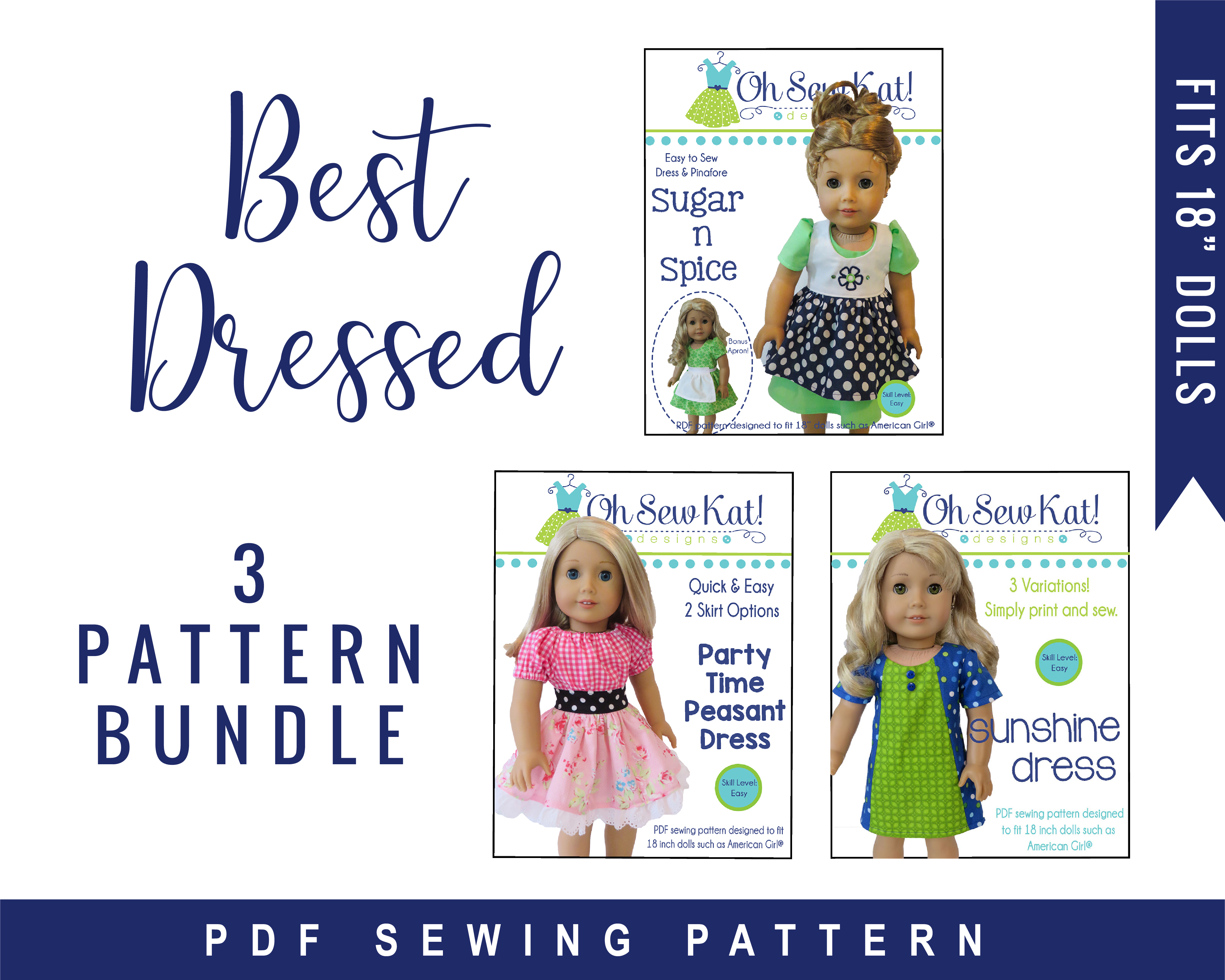 Free Doll Clothes Patterns - For All Types of Dolls